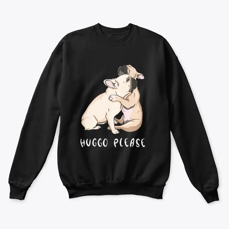 HUGGO PLEASE WHITE FONT 