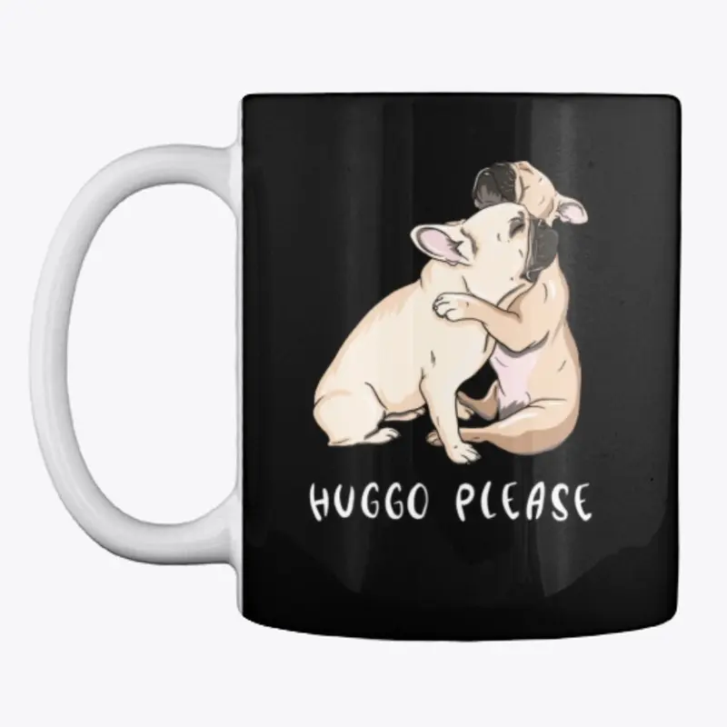 HUGGO PLEASE WHITE FONT 