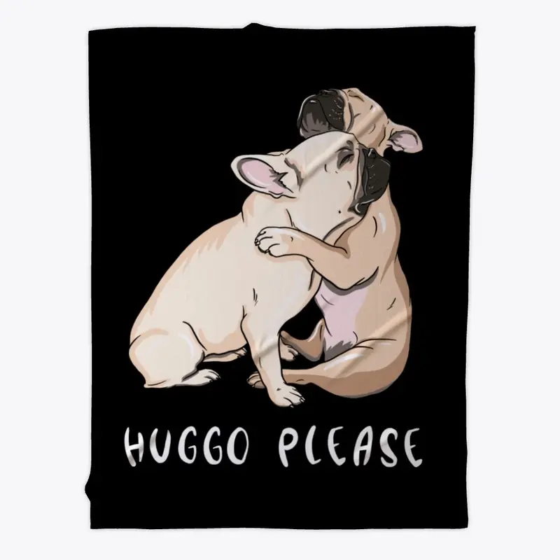 HUGGO PLEASE WHITE FONT 